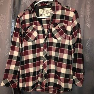 Ladies FOX Racing flannel button down